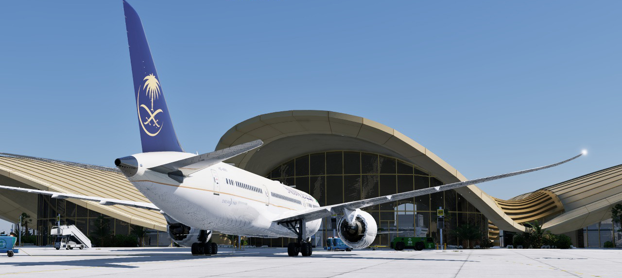 High-quality X-Plane airport 3D simulation model for realistic flying experience